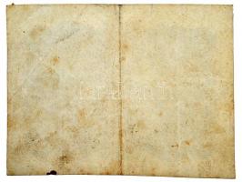 1849. 15kr "Kossuth bankó" előlapján csak alapnyomat, hátlap üres T:III fo.
Hungary 1849....