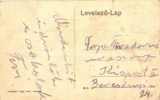 Rakamaz, iskola, Kossuth szobor  (Rb)