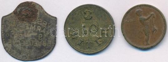 Vegyes 52db-os zseton, bárca tétel közte érdekesebb darabok is, mint 1939. "Veszprém Vármegyei ...