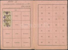 1922 Keresztényszocialista Szállodai, Éttermi és Kávéházi Alkalmazottak Országos Szakszervezete. Tag...