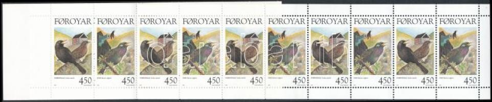 Singing Birds stamp booklet, Énekesmadarak bélyegfüzet