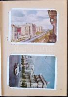 44 db MODERN szovjet városképes lap albumban / 44 modern Soviet town-view postcards in album
