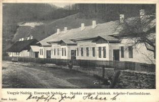 Nadrág, Vasgyár, Munkás csoport lakházak, kiadja Rusz Árpád / workers' appartment of the iron factory  (EK)