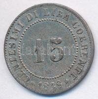 Olasz Államok / Velence / Forradalom 1848ZV 15c Ag (1,69g) T:2- Italian States / Venice / Revolution 1848ZV 15 Centesimi Ag (1,69g) C:VF