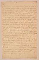 1918 Francia nyelvű levél másolata, benne Knyphausen báró, Comte de Fleming, Savoyai Jenő nevének említésével