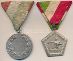 ~1930. "Becsülettel a Hazáért! - MOVE Rákosligeti T.S.E. / I. Díj" ezüstözött Br díjérem m...