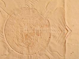 1827 Benyovszky János(1756-1827) püspök és Rudnyánszky József (1788-1859) püspök aláírása szárazpecs...