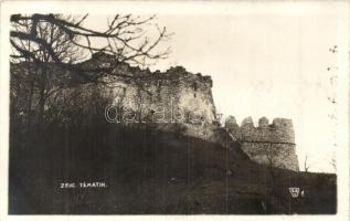 Temetvény, Tematín; várrom / castle ruins, photo