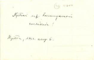 1933 Nyitra, Nitra; Templom / church, photo