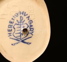 Herendi papagáj,  kézzel festett, jelzett, hibátlan, m: 11 cm