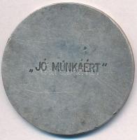 Sóváry János (1895-1966) DN "Vasas Sport Club" ezüstözött fém emlékérem, hátoldalán gravír...