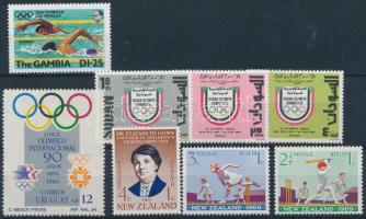 Sport 1984-1989 9  diff sets + 2 diff stamps Sport motívum 1984-1989 9 klf sor (közte 2 felülnyomott...