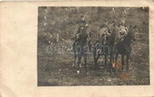 I. világháborús osztrák-magyar huszárok / WWI K. u. K. military, hussars, photo (fl)