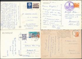 Csom István sakk nagymester és Balogh Béla sakkmester levelezése négy modern lapon / Correspondence between two Hungarian chess masters on four postcards