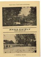 1932 Esztergom, 'Anna Estély' Szent István Fürdő Szálló kerthelyisége, strand