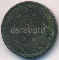 Ausztria 1859V 1Kr Cu T:2- ph. Austria 1859V 1 Kreuzer Copper C:VF edge error  Krause KM# 2186