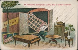 15 db RÉGI művészlap, pár lithoval, vegyes minőség; virágok, folklór / 15 old art postcards, some li...