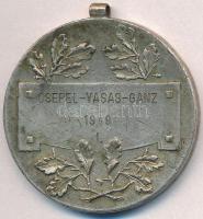 1949. " 'Csepel' Munkás Testedző Kör 1912 / Csepel-Vasas-Ganz 1949." ezüstözött ...