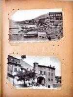 160 db RÉGI francia városképes lap albumban / 160 old French town-view postcards in album