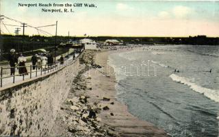 Newport, Beach from the Cliff Walk (Rb)