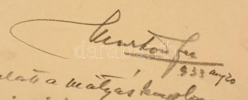 Márton Ferenc (1884-1940): A Szent István napi istentisztelet alatt a Mátyás temploman Sugár Viktor ...