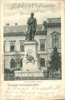 Rimaszombat, Rimavska Sobota; Tompa Mihály szobra / statue