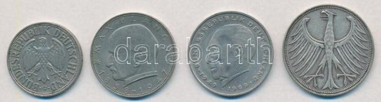 NSZK 1950G 1M Cu-Ni + 1951D 5M Ag + 1968D 2M Cu-Ni + 1974F 2M Cu-Ni T:2,2-
FRG 1950G 1 Mark Cu-Ni +...