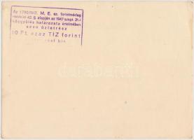 Belegrád 1945. "Belegrádi Keményítő- és Szeszgyár Népszövetkezet" üzletrész-jegy 100P-ről ...