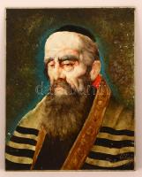 Szilágyi Imre(1942-): Rabbi. Olaj, farost, jelzett, 50x40 cm