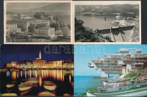 94 db MODERN városképes lap; Jugoszlávia, Lengyelország, Bulgária / 94 modern town-view postcards; Yugoslavia, Poland, Bulgaria
