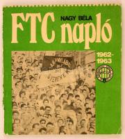Albert Flórián(1941-2011) aranylabdás futballjátékos aláírása a Nagy Béla: FTC napló 1962-1963 című ...