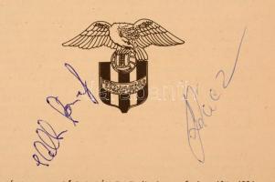 Keller József és Rácz László labdarúgó aláírása a Nagy Béla: Kik játszottak a Fradiban? Nyilasiék ba...