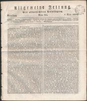 1821 Allgemeine Zeitung Nr. 310. szignettával