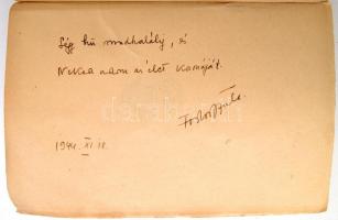 Fodor Gyula: Zenélő Óra. Budapest, é.n., Singer és Wolfner Irodalmi Intézet Rt. Kiadói papírkötés, H...