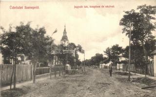 Szerep, Jegyzői lak, templom, utca