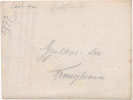 cca 1910-1920 Gyilkos-tó, Erdély, hátoldalon feliratozott fotó, 12x16 cm