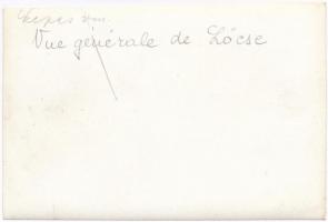 cca 1920 Lőcse, Szlovákia, hátoldalon feliratozott fotó, 11x16 cm / Levoča, Slovakia, photo, 11x16 c...