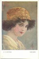 40 db RÉGI motívumlap, Muttich művészlapok, vegyes minőség / 40 old Muttich art postcards, mixed qua...