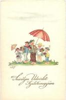 20 db RÉGI motívumlap, Pittius művészlapok, vegyes minőség / 20 old Pittius art postcards, mixed qua...