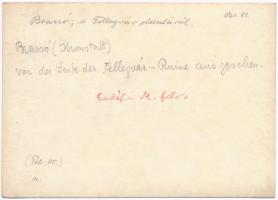 cca 1920 Brassó, Románia, hátoldalon feliratozott fotó, 11x16 cm / Brasov, Romania, photo, 11x16 cm