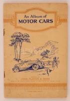 cca 1930 Album of Motor Cars. angol képgyűjtő füzet, automobilok képeivel 20p. / British cigarette cards collection about cars