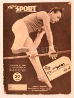 1943 A Képes Sport V. évfolyamának 52. száma, címlapon Pataki a nyújtón