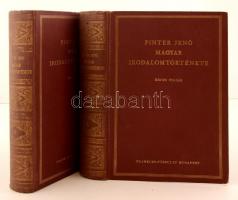 Pintér Jenő: Magyar irodalomtörténete. Képes kiadás. I.-II. Budapest., 1928, Franklin-Társulat. Kopottas, foltos kiadói aranyozott egészvászon kötésben, jó állapotban, 330+389 p.