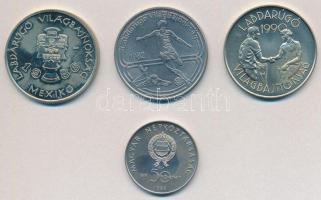 1982. 100Ft Cu-Ni "Labdarúgó Világbajnokság I." + 1985. 100Ft alpakka "Labdarúgó Vilá...