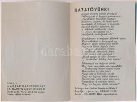 1947 Rákosi hazahozza a hadifoglyainkat. Röplap + Hazajövünk. Hadifoglyok hazatérésére készült ének