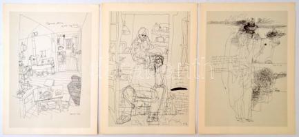 Würtz Ádám huszonöt rajza József Attila születésének 70. évfordulójára. Szerkesztő Sik Csaba. Bp., 1...