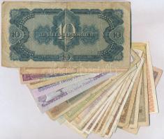 Vegyes 29db-os papírpénz tétel tartalmasabb szír résszel, valamint Románia / Német megszállás 1917. ...