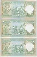 Szíria 1982. 5P (3x) sorszámkövetők "779302-779304" T:I
Syria 1982. 5 Pounds (3x) sequent...