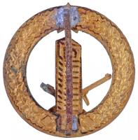 ~1949-1950. "Haditorna" zománcozott fém jelvény + "Határőr" zománcozott fém jelv...