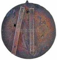 1960. "Lövészbajnokság" ezüstözött és zománcozott fém jelvény (36mm) T:2